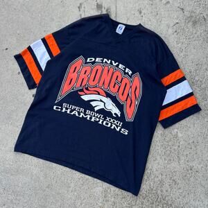 90s Denver broncos super bowl cotton jersey